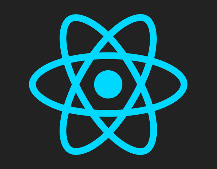 CC-BY Facebook, resized - https://commons.wikimedia.org/wiki/File:React.js_logo.svg